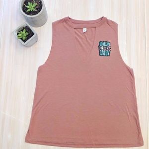 Good Vibes Only Cut Neck Tank
